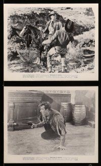 8h345 ROAD TO DENVER 12 8x10 stills '55 great images of western cowboy John Payne, Mona Freeman!