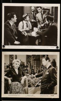 8h394 ROGUE COP 11 8x10 stills '54 Robert Taylor, George Raft, sexy Anne Francis, Janet Leigh!
