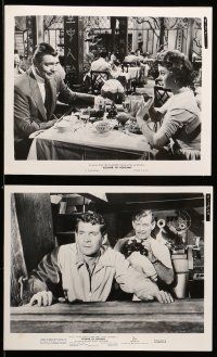 8h648 SOLDIER OF FORTUNE 8 8x10 stills '55 Clark Gable, sexy Susan Hayward, Michael Rennie