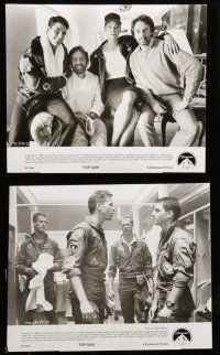 8h206 TOP GUN 20 8x10 stills '86 great images of fighter pilot Tom Cruise & Kelly McGillis!