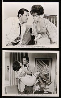 8h112 VERY SPECIAL FAVOR 41 8x10 stills '65 Charles Boyer, Rock Hudson, sexy Leslie Caron!