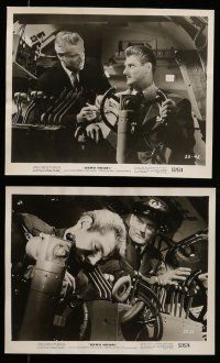8h788 ZERO HOUR 6 8x10 stills '58 images of Dana Andrews, Sterling Hayden, Elroy Hirsch!