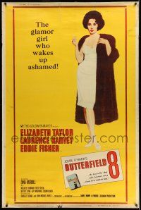 8j249 BUTTERFIELD 8 style Y 40x60 '60 call girl Elizabeth Taylor is most desirable & easiest to find