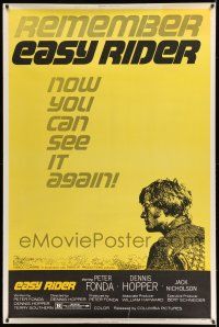 8j266 EASY RIDER 40x60 R72 Peter Fonda, motorcycle biker classic directed by Dennis Hopper!