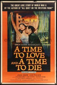 8j361 TIME TO LOVE & A TIME TO DIE style Z 40x60 '58 love story of WWII by Erich Maria Remarque!