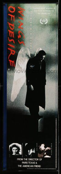 8j071 WINGS OF DESIRE English door panel '87 Wim Wenders German afterlife fantasy, Ganz, Falk!