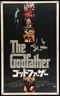 8j079 GODFATHER Japanese 39x62 '72 Marlon Brando, Al Pacino, Francis Ford Coppola crime classic!