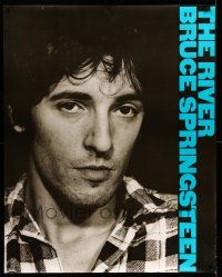 8j047 BRUCE SPRINGSTEEN 37x47 music poster '80 The River, cool close up image of The Boss!