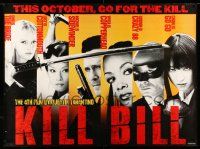 8j096 KILL BILL: VOL. 1 40x54 subway poster '03 Tarantino, Uma Thurman, Lucy Liu!