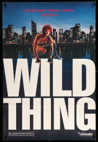 8j134 WILD THING half subway '87 John Sayles crime thriller, wacky image!