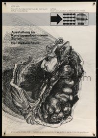 8j020 DER VORKURS HEUTE 36x50 Swiss Art Exhibition '78 cool & wild abstract art!