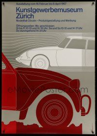 8j028 MODELLFALL CITROEN 36x50 Swiss Art Exhibition '67 Jorg Hamburger art of cars!