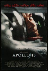 8k071 APOLLO 13 DS 1sh '95 Ron Howard directed, Tom Hanks, image of module in moon's orbit!