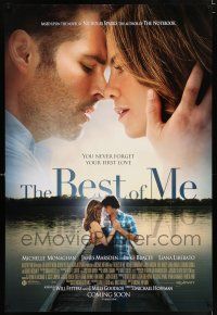 8k096 BEST OF ME int'l advance DS 1sh '14 Michelle Monaghan, James Marsden, Luke Bracey!