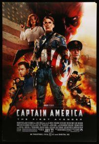 8k120 CAPTAIN AMERICA: THE FIRST AVENGER advance DS 1sh '11 Chris Evans, Jones, cool cast image!