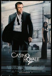 8k128 CASINO ROYALE advance 1sh '06 Daniel Craig as James Bond & sexy Eva Green!