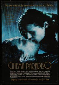 8k158 CINEMA PARADISO 1sh R02 Nuovo Cinema Paradiso, Giuseppe Tornatore, Philippe Noiret!