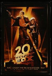 8k005 20TH CENTURY FOX 75TH ANNIVERSARY 27x40 commercial poster '10 Butch Cassidy & Sundance Kid!