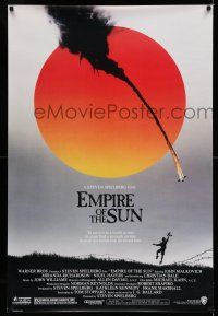 8k235 EMPIRE OF THE SUN 1sh '87 Stephen Spielberg, John Malkovich, first Christian Bale!