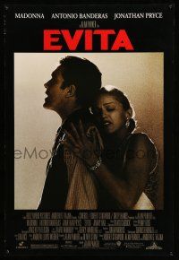 8k245 EVITA DS 1sh '96 Madonna as Eva Peron, Antonio Banderas, Alan Parker, Oliver Stone