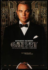 8k304 GREAT GATSBY teaser 1sh '13 huge close-up of Leonardo DiCaprio!