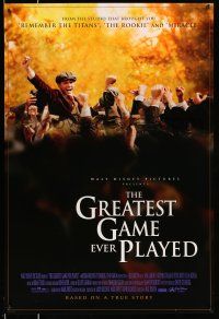 8k305 GREATEST GAME EVER PLAYED DS 1sh '05 directed by Bill Paxton, Shia Labeouf, golf!