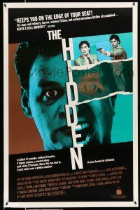 8k331 HIDDEN 1sh '87 Kyle MacLachlan, a new breed of criminal just took over a police station!