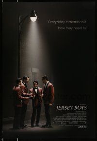 8k399 JERSEY BOYS advance DS 1sh '14 John Lloyd Young as Frankie Valli, The Four Seasons!