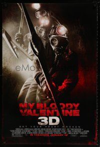 8k519 MY BLOODY VALENTINE 3D advance DS 1sh '09 Jensen Ackles, Jamie King, 3D ride to hell!