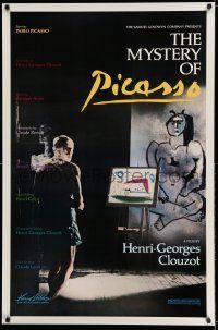 8k524 MYSTERY OF PICASSO 1sh R86 Le Mystere Picasso, Henri-Georges Clouzot & Pablo!