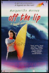 8k557 OFF THE LIP 1sh '04 Marguerite Moreau, Mackenzie Astin, girl on a surfing mission!