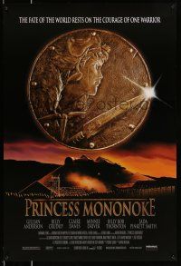 8k591 PRINCESS MONONOKE 1sh '99 Hayao Miyazaki's Mononoke-hime, anime, cool artwork!