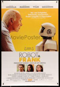 8k630 ROBOT & FRANK advance DS 1sh '12 really cool image of Frank Langella and Robot!