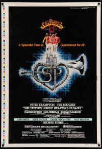 8k657 SGT. PEPPER'S LONELY HEARTS CLUB BAND style B printer's test 1sh '78 Frampton & The Bee Gees!