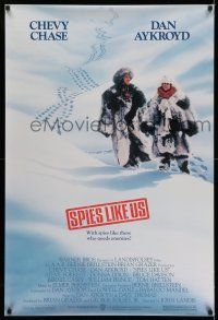 8k704 SPIES LIKE US 1sh '85 Chevy Chase, Dan Aykroyd, directed by John Landis!