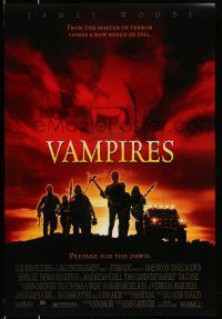 8k817 VAMPIRES DS 1sh '98 John Carpenter, James Woods, cool vampire hunter image!