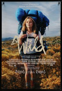 8k836 WILD DS 1sh '14 cool image of Reese Witherspoon hiking on desolate road!