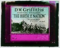 8m143 BIRTH OF A NATION glass slide R21 D.W. Griffith classic post-Civil War tale of Ku Klux Klan!