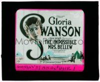 8m186 IMPOSSIBLE MRS. BELLEW glass slide '22 Gloria Swanson ruins her life to save her husband!