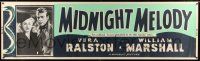 8m087 MURDER IN THE MUSIC HALL paper banner R51 Vera Ralston, William Marshall, Midnight Melody!