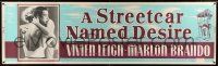 8m109 STREETCAR NAMED DESIRE paper banner '51 Marlon Brando & Vivien Leigh, Elia Kazan classic!