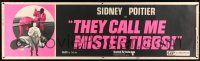 8m114 THEY CALL ME MISTER TIBBS paper banner '70 Sidney Poitier, In the Heat of the Night sequel!