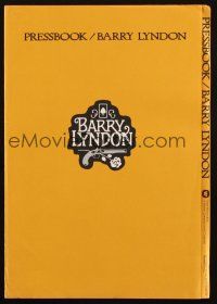 8m296 BARRY LYNDON pressbook '75 Stanley Kubrick, Ryan O'Neal, historical romantic war melodrama!