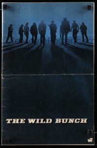 8m779 WILD BUNCH pressbook '69 Sam Peckinpah cowboy classic, William Holden & Ernest Borgnine