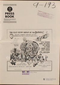 8m302 BEAT GENERATION pressbook '59 Mamie Van Doren trapped by beatnik Ray Danton, Louis Armstrong