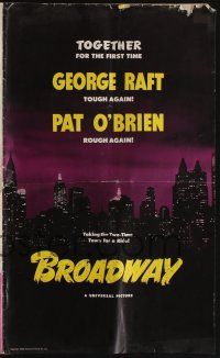 8m338 BROADWAY pressbook '42 George Raft & Pat O'Brien together for the 1st time w/sexy Janet Blair