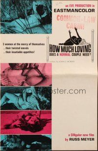 8m371 COMMON LAW CABIN pressbook '67 Russ Meyer, How Much Loving Does a Normal Couple Need!