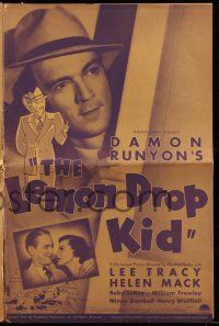 8m548 LEMON DROP KID pressbook '34 Damon Runyon, Lee Tracy, Helen Mack, horse racing!