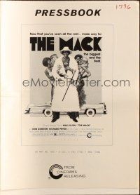 8m564 MACK pressbook '73 AIP, classic artwork image of Max Julien & his ladies!