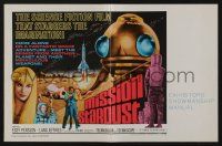 8m580 MISSION STARDUST pressbook '68 Italian sci-fi film that staggers the imagination!